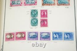Afrique du Sud 1870-1995 Collection de plus de 1 800 timbres neufs et utilisés dans un album Scott