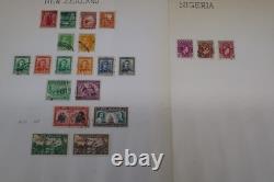 Album-2 vintage de collection de timbres du monde entier avec plus de 1 400 timbres – 137 pages