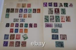 Album-2 vintage de collection de timbres du monde entier avec plus de 1 400 timbres – 137 pages