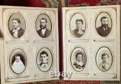 Album Antique 75 Photos De Nombreux ID Massachusetts Cities CIVIL War Tax Stamps