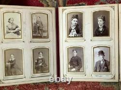 Album Antique 75 Photos De Nombreux ID Massachusetts Cities CIVIL War Tax Stamps