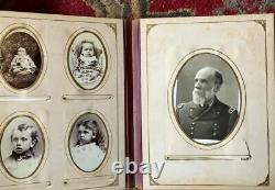 Album Antique 75 Photos De Nombreux ID Massachusetts Cities CIVIL War Tax Stamps