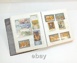 Album Avec Timbres de l'URSS Divers Timbres de Collection Rares et Anciens Soviétiques