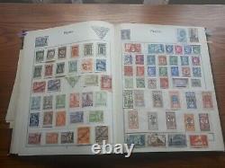 Album De Timbres Du Premier Globe 1936 Collection Mondiale 1175 Timbres De Monnaie Et D'occasion