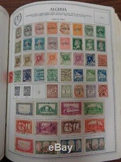 Album De Timbres Minkus Global, Collection 5 Volumes Avec 22 000 + Diff. Timbres Début-1980 Clean