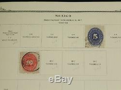 Album De Timbres Spéciaux Du Mexique Sur La Collection Clean Mexico Scott, Collection 1861-1968