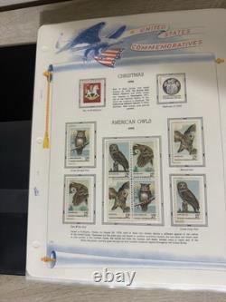 Album complet de collection de timbres commémoratifs USPS 1969-1982, 97 pages, 487 timbres