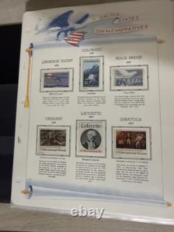 Album complet de collection de timbres commémoratifs USPS 1969-1982, 97 pages, 487 timbres