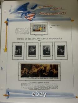 Album complet de collection de timbres commémoratifs USPS 1969-1982, 97 pages, 487 timbres