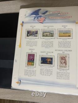 Album complet de collection de timbres commémoratifs USPS 1969-1982, 97 pages, 487 timbres