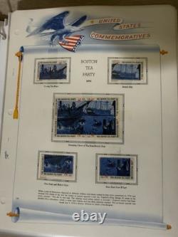Album complet de collection de timbres commémoratifs USPS 1969-1982, 97 pages, 487 timbres