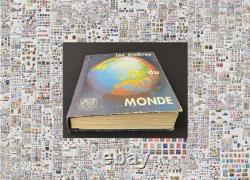 Album de Collection Les Timbres du Monde Usagés Incl. Chine (1000s) GM3509 3,3kg