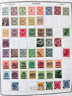 Album de Collection Les Timbres du Monde Usagés Incl. Chine (1000s) GM3509 3,3kg
