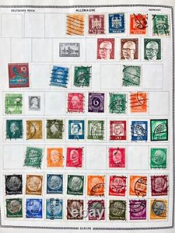 Album de Collection Les Timbres du Monde Usagés Incl. Chine (1000s) GM3509 3,3kg
