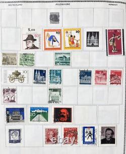 Album de Collection Les Timbres du Monde Usagés Incl. Chine (1000s) GM3509 3,3kg
