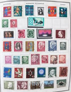 Album de Collection Les Timbres du Monde Usagés Incl. Chine (1000s) GM3509 3,3kg