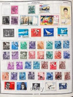 Album de Collection Les Timbres du Monde Usagés Incl. Chine (1000s) GM3509 3,3kg