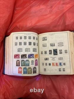 Album de Timbres Mondial Minkus Pub Supreme Édition 1961 Volume 7 Avec des Tonnes de Timbres