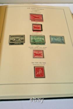Album de Timbres Nationaux des États-Unis avec Enveloppe de Revenu de Poste Aérienne et autres Timbres BOB