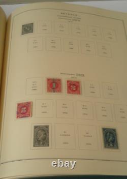 Album de Timbres Nationaux des États-Unis avec Enveloppe de Revenu de Poste Aérienne et autres Timbres BOB