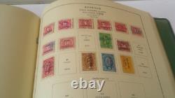 Album de Timbres Nationaux des États-Unis avec Enveloppe de Revenu de Poste Aérienne et autres Timbres BOB