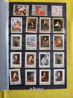 Album de Timbres Vintage RUSSIE Centaines de timbres Collection Philatélique C10