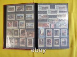 Album de Timbres Vintage RUSSIE Centaines de timbres Collection Philatélique C10