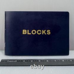Album de collection de blocs de timbres-poste américains vintage, plus de 200 timbres, blocs de planche