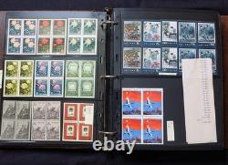 Album de collection de timbres Chine RPC blocs et feuillets souvenir 1982-1996 MNH ZAYIX