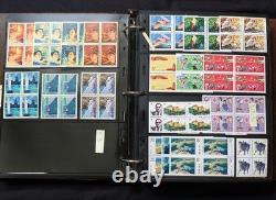Album de collection de timbres Chine RPC blocs et feuillets souvenir 1982-1996 MNH ZAYIX