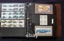 Album de collection de timbres Chine RPC blocs et feuillets souvenir 1982-1996 MNH ZAYIX