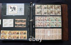 Album de collection de timbres Chine RPC blocs et feuillets souvenir 1982-1996 MNH ZAYIX