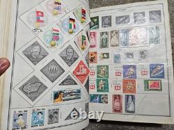 Album de collection de timbres Standard World Harris Masterwork avec des timbres de Guinée-Pérou