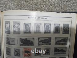 Album de collection de timbres Standard World Harris Masterwork avec des timbres de Guinée-Pérou