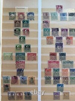 Album de collection de timbres allemands 680+ timbres (1920-1970), issues rares incluses