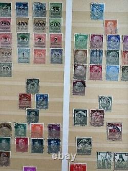 Album de collection de timbres allemands 680+ timbres (1920-1970), issues rares incluses