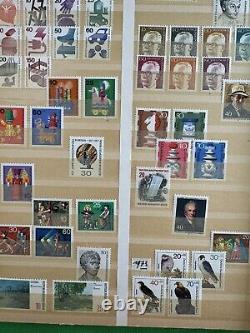 Album de collection de timbres allemands 680+ timbres (1920-1970), issues rares incluses