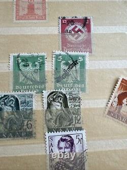 Album de collection de timbres allemands 680+ timbres (1920-1970), issues rares incluses