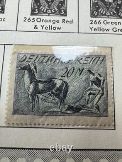 Album de collection de timbres allemands vintage Troisième Reich RDA Dantzig Bohême Moravie FDC