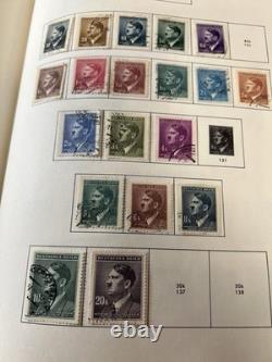 Album de collection de timbres allemands vintage Troisième Reich RDA Dantzig Bohême Moravie FDC