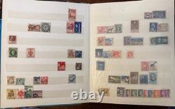 Album de collection de timbres d’Australie, plus de 400 timbres, pré-décimaux et décimaux, faune sauvage