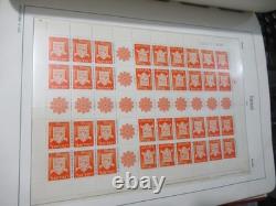 Album de collection de timbres d’Israël des années 1960-1980, feuilles neuves avec charnière, feuillets, blocs souvenirs