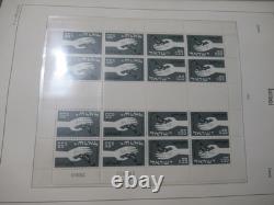 Album de collection de timbres d’Israël des années 1960-1980, feuilles neuves avec charnière, feuillets, blocs souvenirs