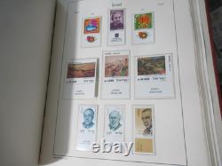 Album de collection de timbres d’Israël des années 1960-1980, feuilles neuves avec charnière, feuillets, blocs souvenirs