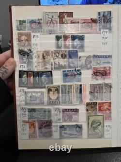 Album de collection de timbres de Grèce