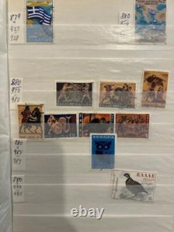 Album de collection de timbres de Grèce