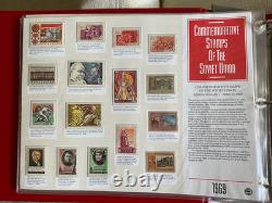 Album de collection de timbres de l’Union soviétique 1968-1991 neufs sans charnière 50 pages timbres Russie URSS