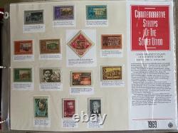 Album de collection de timbres de l’Union soviétique 1968-1991 neufs sans charnière 50 pages timbres Russie URSS