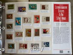 Album de collection de timbres de l’Union soviétique 1968-1991 neufs sans charnière 50 pages timbres Russie URSS