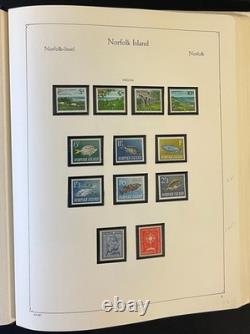 Album de collection de timbres de l’île Norfolk, neuf (MNH), 1947-1989 ZAYIX